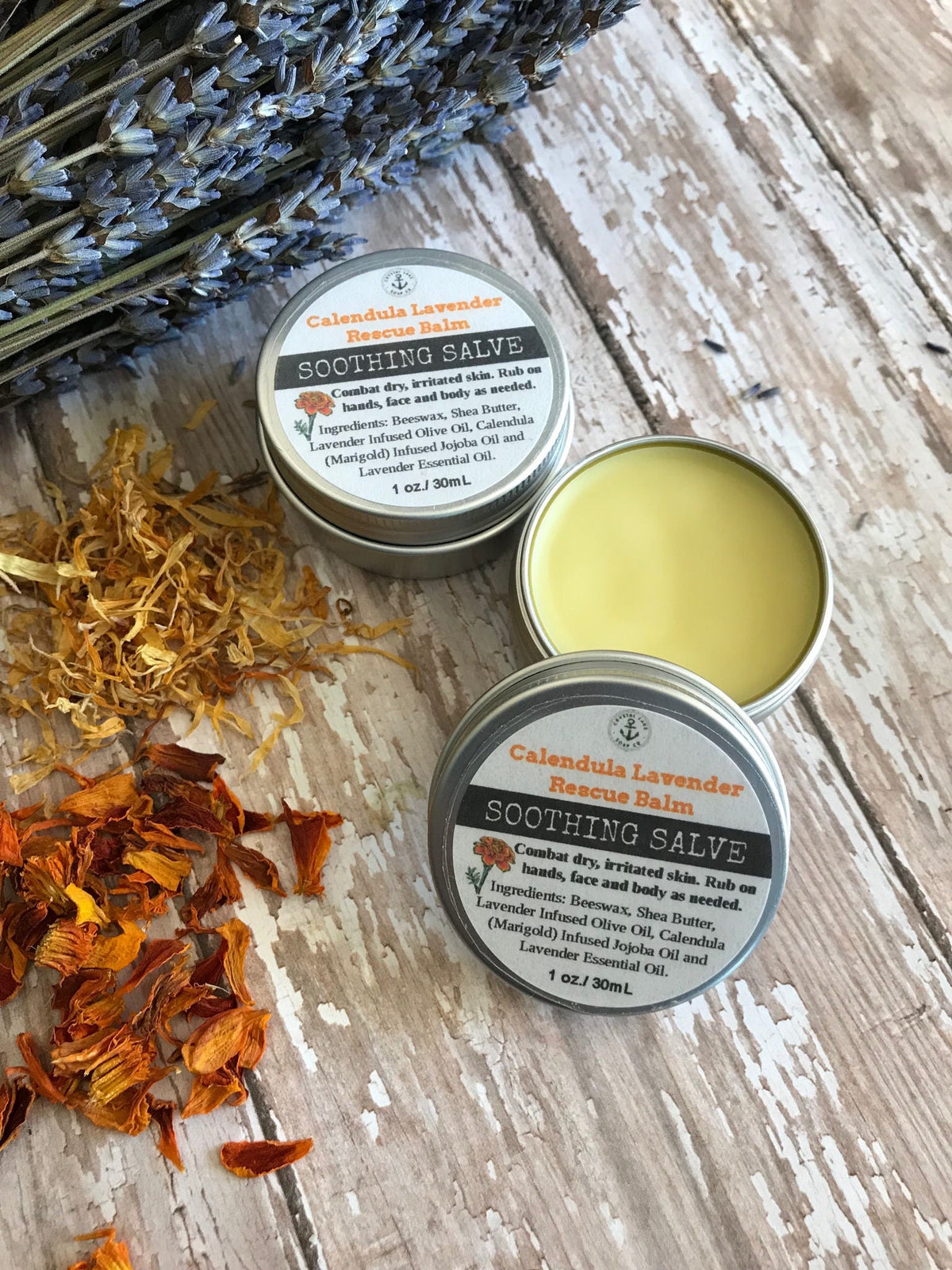 Organic Hand Salve | Lavender Tea Tree or Lavender Calendula