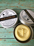 Citrus solid lotion bar