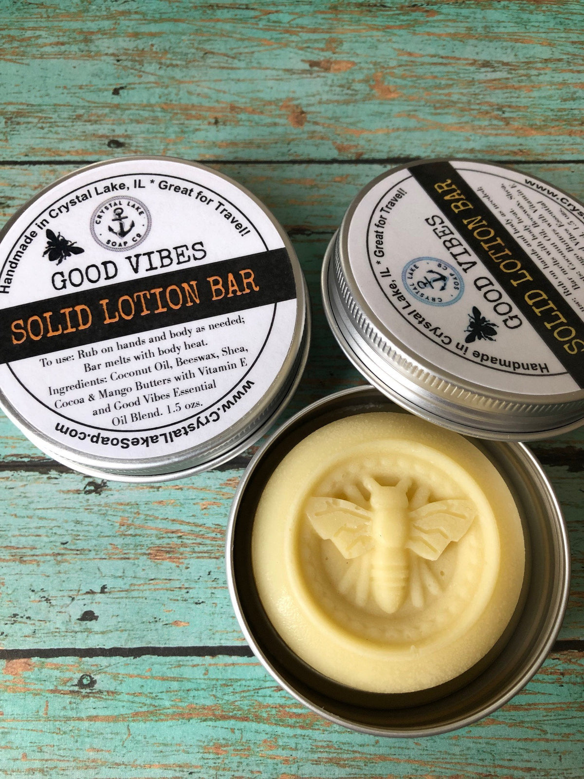 Citrus solid lotion bar