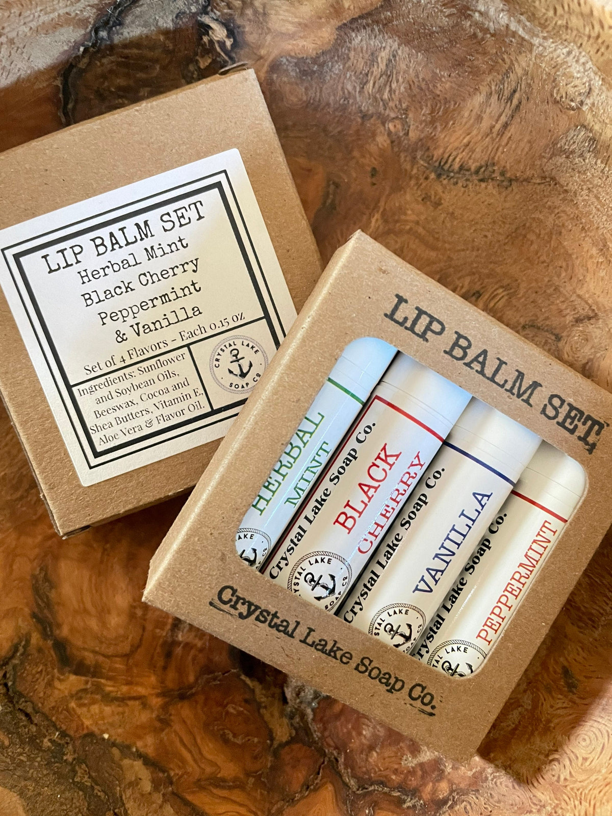 Lip balm gift box of 4