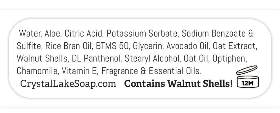 Oatmeal Walnut Facial Scrub | 4 oz