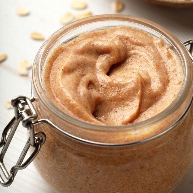Oatmeal walnut facial scrub