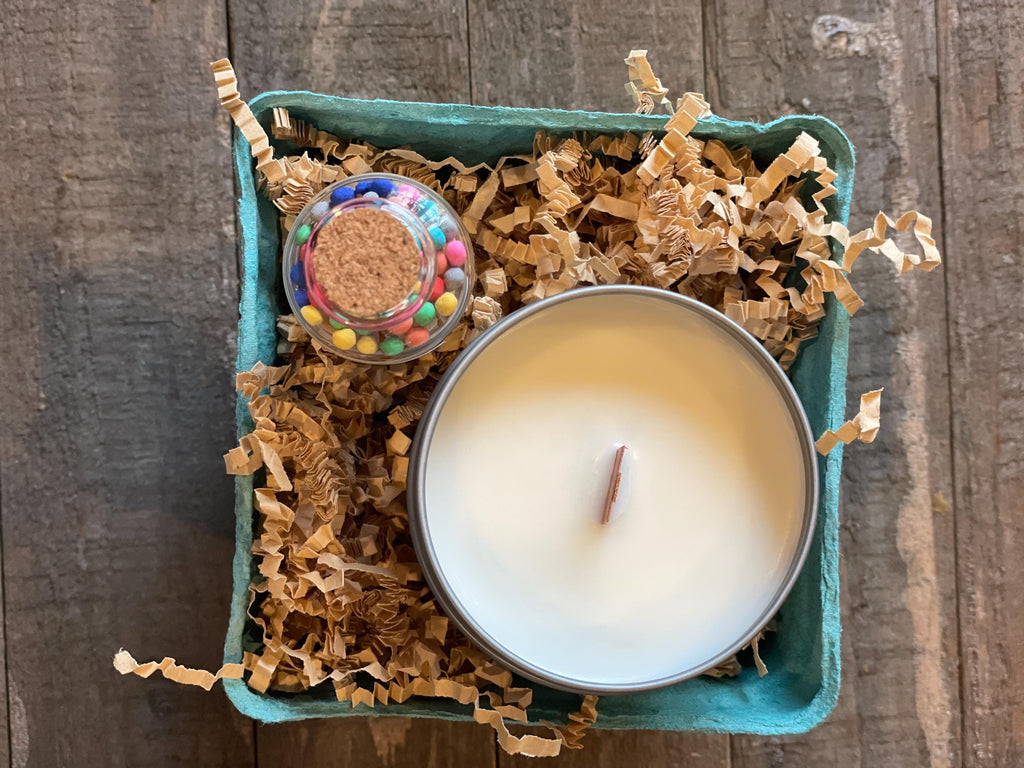 Candle and matches gift set